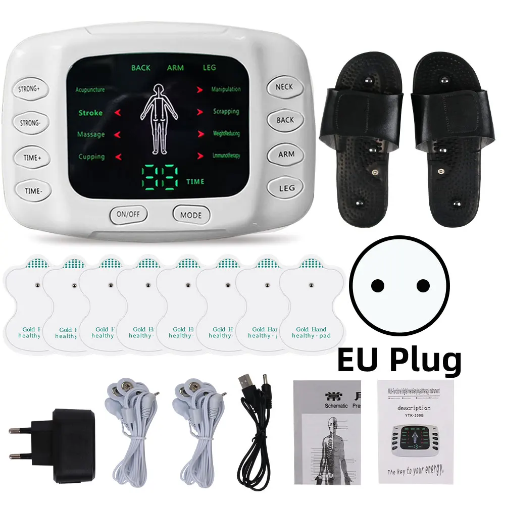 

Electrostimulator Muscle Stimulator TENS Machines Eletric Compex EMS Physiotherapy Pulse Acupuncture Health Full Body Massager