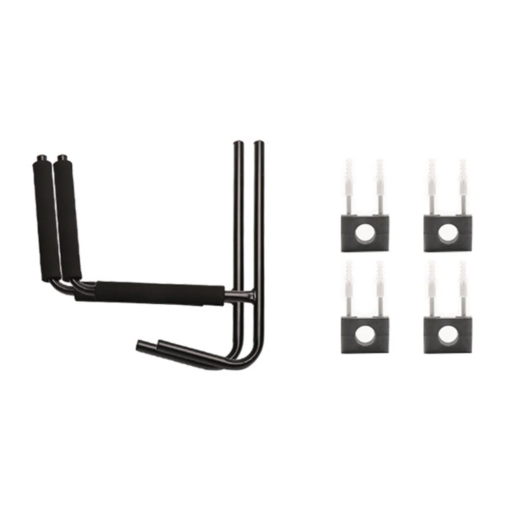 1 Set Load 75kg Kayak Rack Wall Bracket Holder Hanger Supporter Carrier Storage Wall Brackets Canoe Paddle Surfboard Accessories