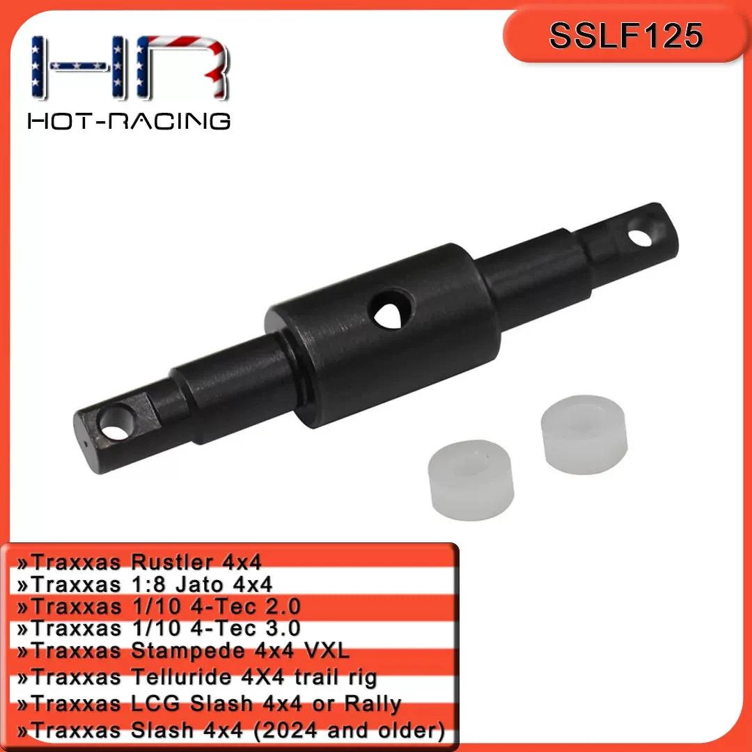 Hot Racing CNC Steel Differential Spool for 1/10 Traxxas 4-Tec 2.0 3.0 Rally VXL Slash 4X4 Rustler Stampede Telluride