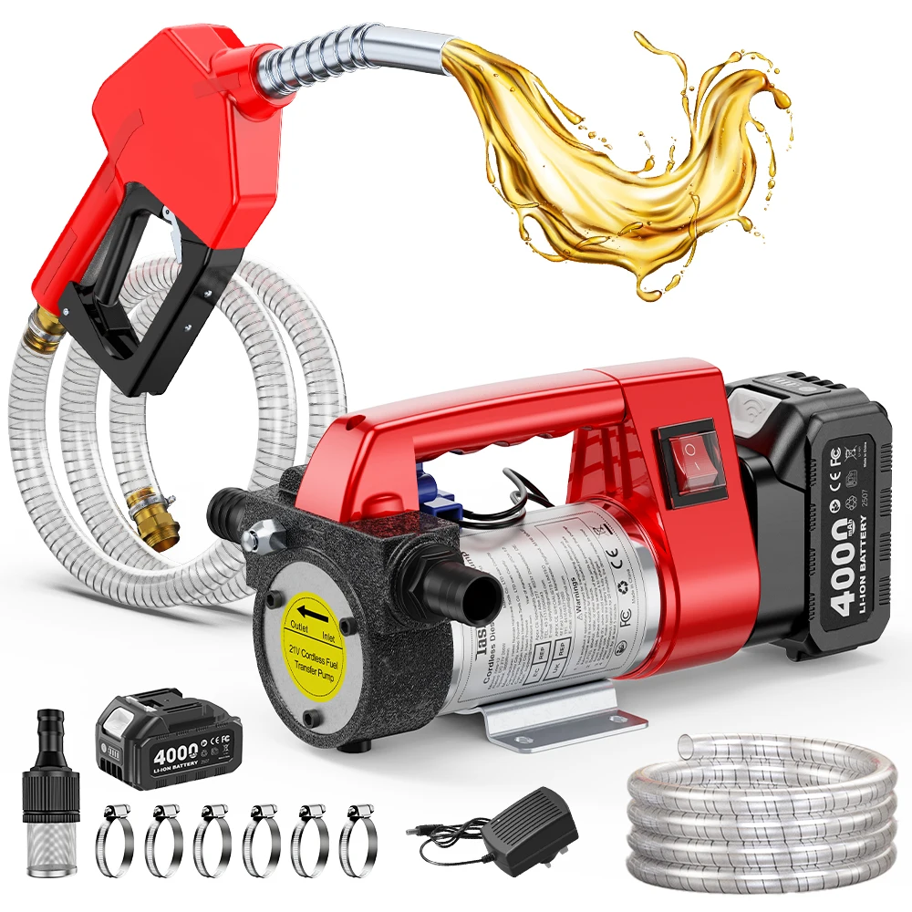 Pompă Manuală pentru Transfer Lichide, Furtun 2 m