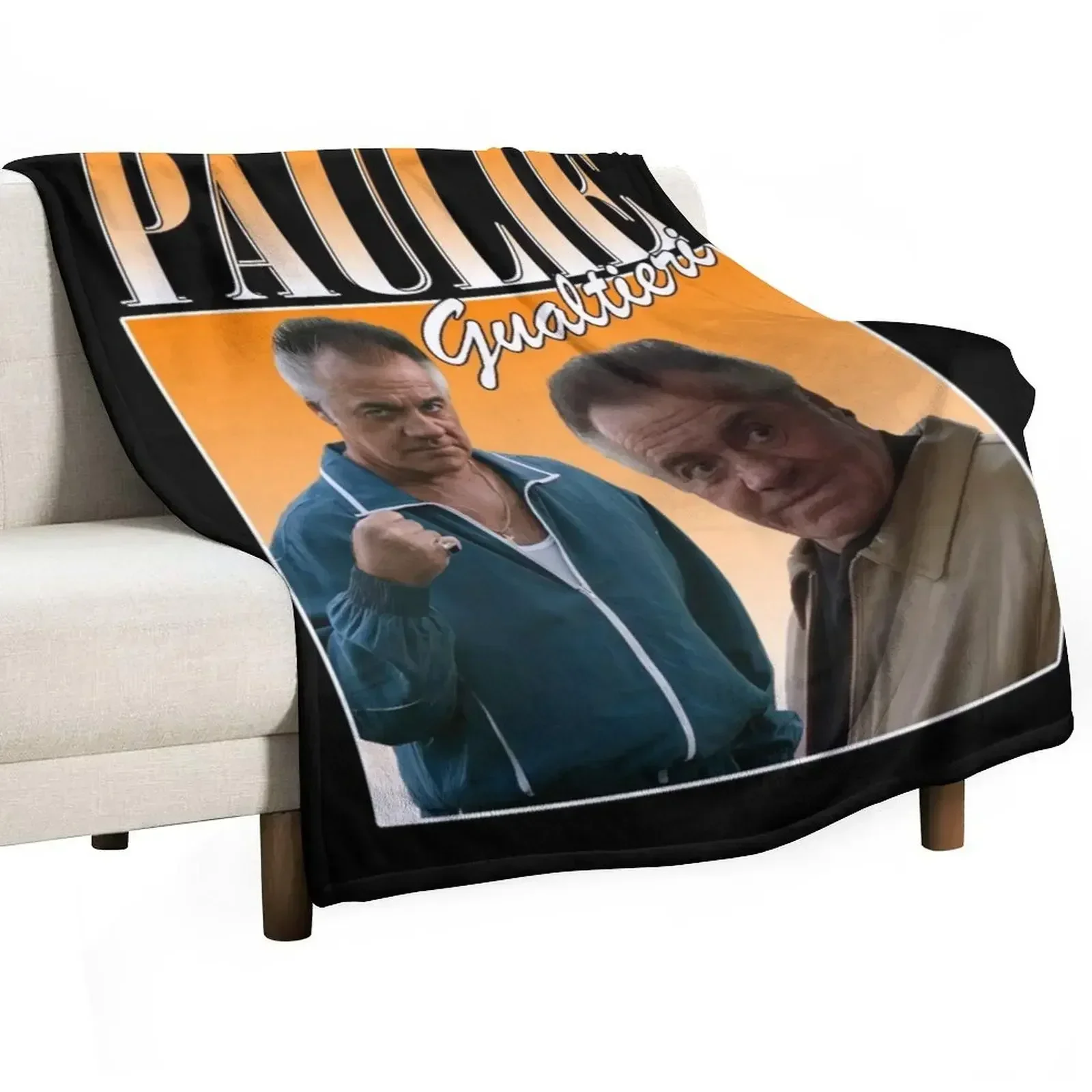 Paulie Gualtieri Walnuts Gualtieri Retro Sopranos Active Throw Blanket Hair Large Vintage Decorative Sofa Blankets