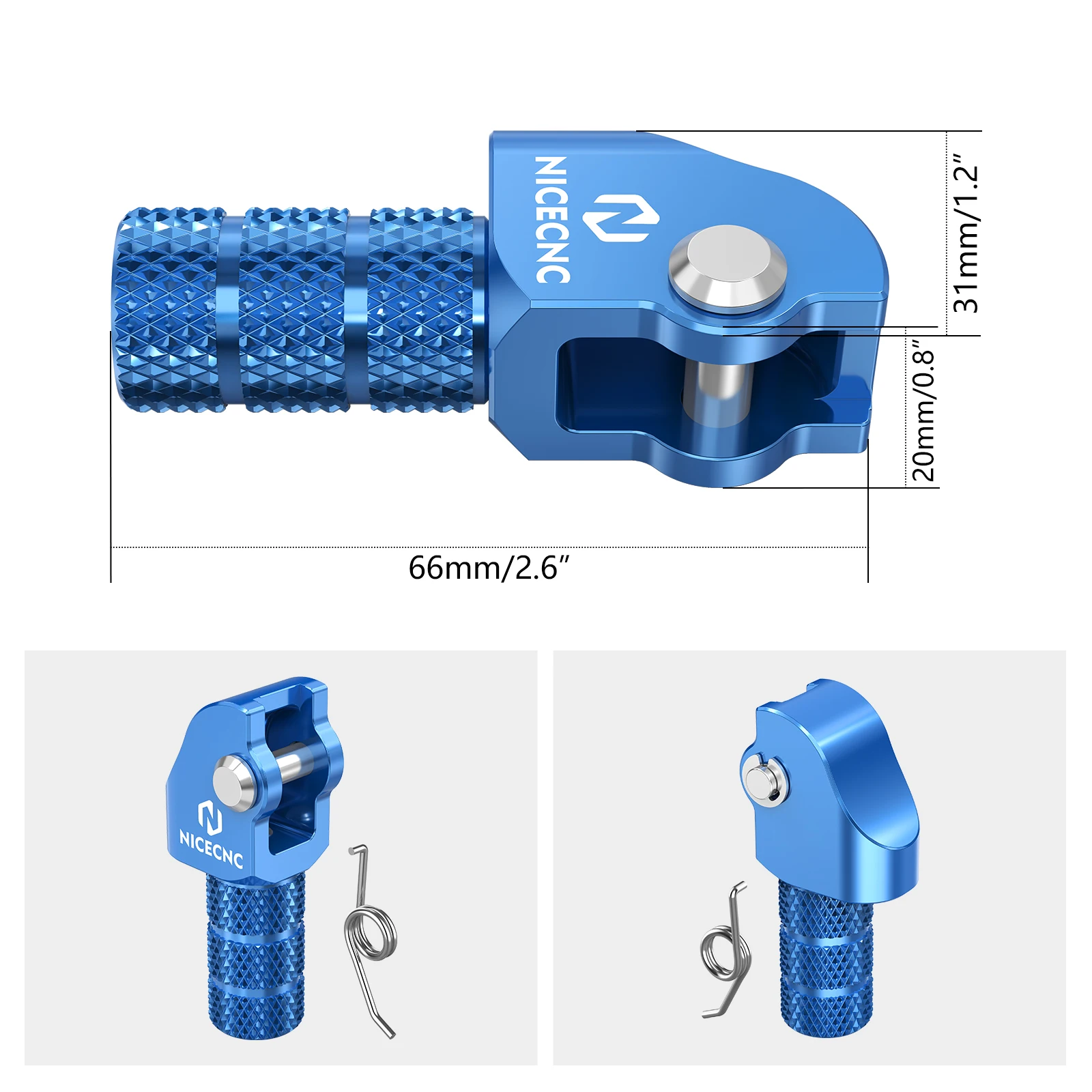 For Husqvarna TE300 TE300i FE350 TE TEi FE FC FX TX TC 125 150 250 300 350 450 501 2017-2024 Adjustable Gear Shift Lever Tip