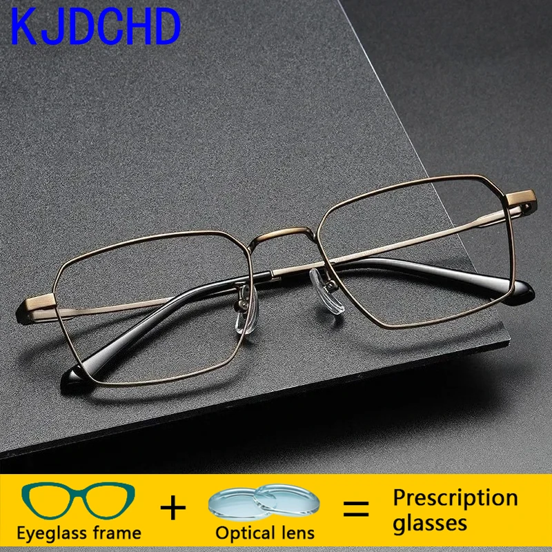 Square Titanium Bifocal Progressive 1.74 Eyeglasses Men Optical Photochromic Multifocal Glasses Doctor with Prescription Eyewear