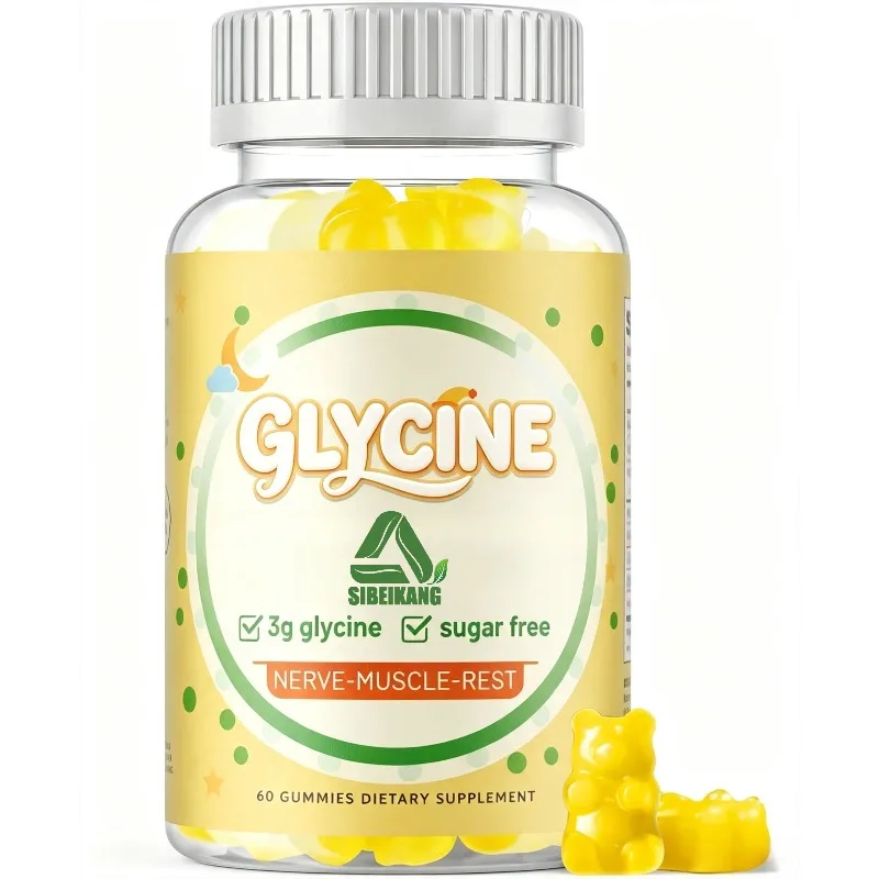 3g glycine gummies, containing 60 pieces of vitamin B6 gummies