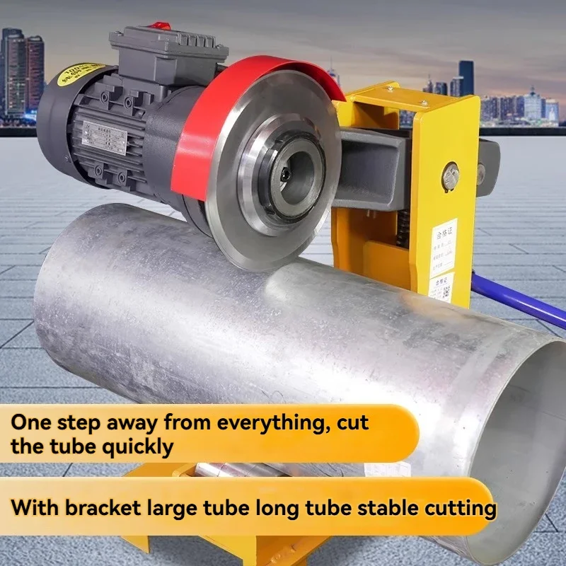 Upgrade Hydraulic Pipe Cutter Electric Pipe Cutter Stainless Steel Galvanized Iron Round Pipe Cutting Machine