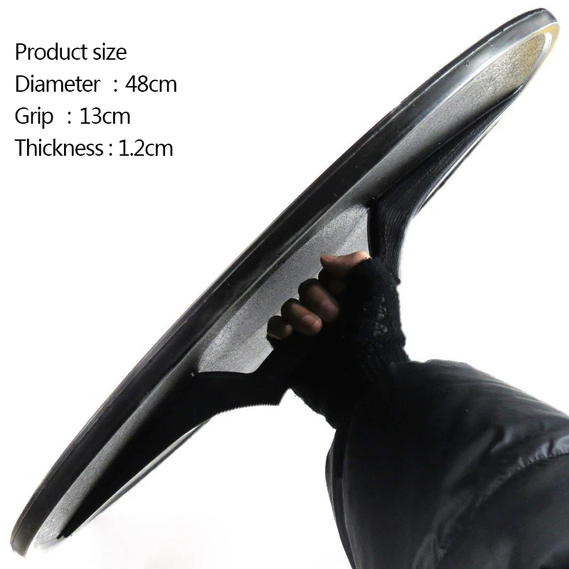 High-intensity training Round Shield Budo Jianshu Martial Arts training light protective shield Cosplay human CS shield