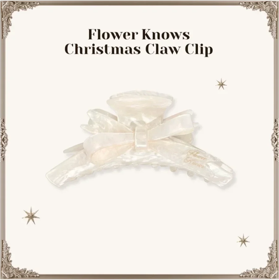 

Flower Knows Midsummer Fairytales Collection Hair Clip 2 Colors Decorative Hairpin Artistic Women Beauty Hair Accessories