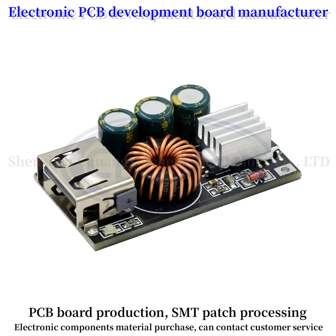 QC3.0  MTK DIY Fast Charger DC 5-32V 24W Step-down Module for Emergency Charging of Mobile Phone