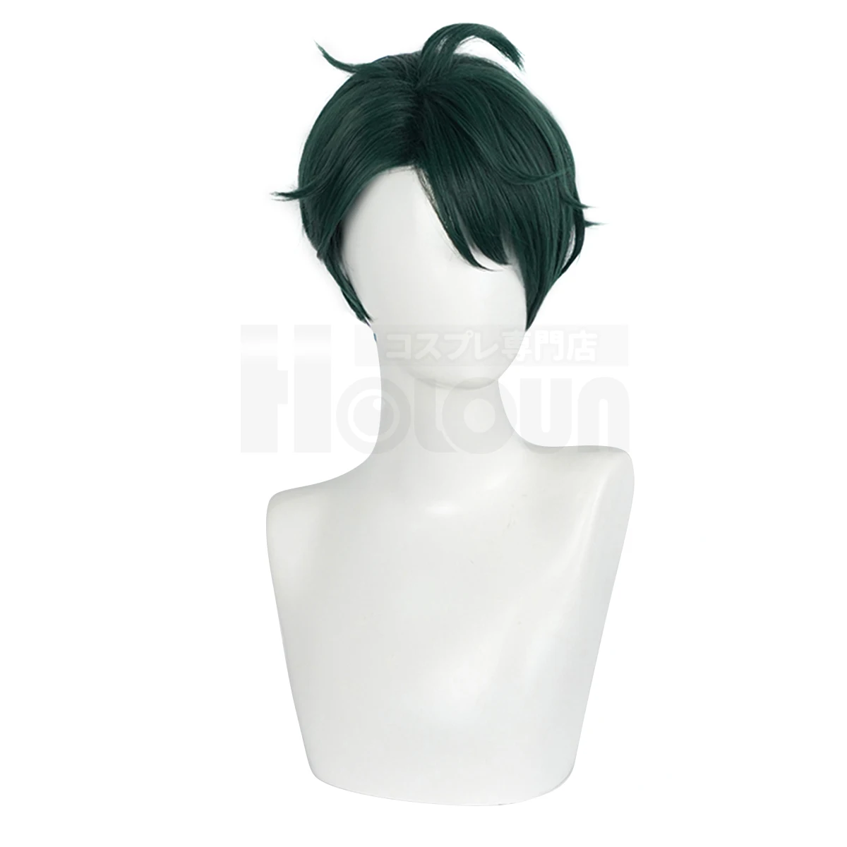 HOLOUN Suicide Anime Joker Cosplay Wig Rose Net Synthetic Fiber Adjustable Size Heat Resistant Cap Comb Halloween