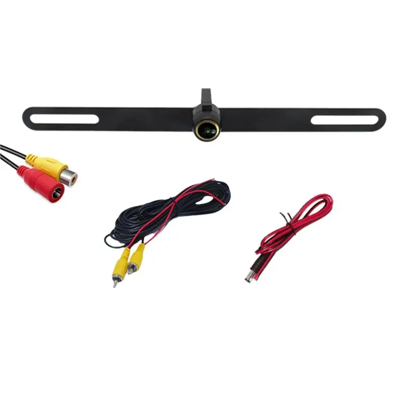Stable-Car Reversing Camera AHD 1080P CCD Camera Rear View Universal License Plate Bracket