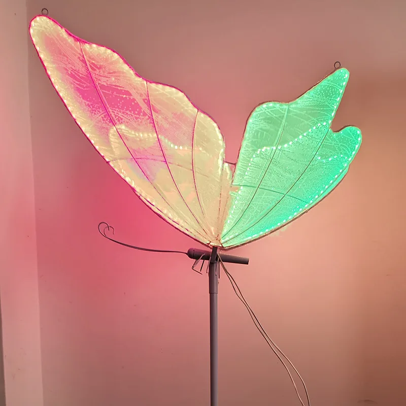 Wedding Stage Illuminating Symphony Butterfly Street Light Wedding Welcome Area Decoration Hall Ceiling Light Arrangement