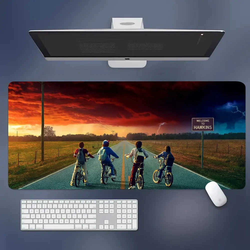 Stranger Things Hot Rubber Mouse Durable Desktop Mousepad Size For Large Edge Locking Game Keyboard Pad