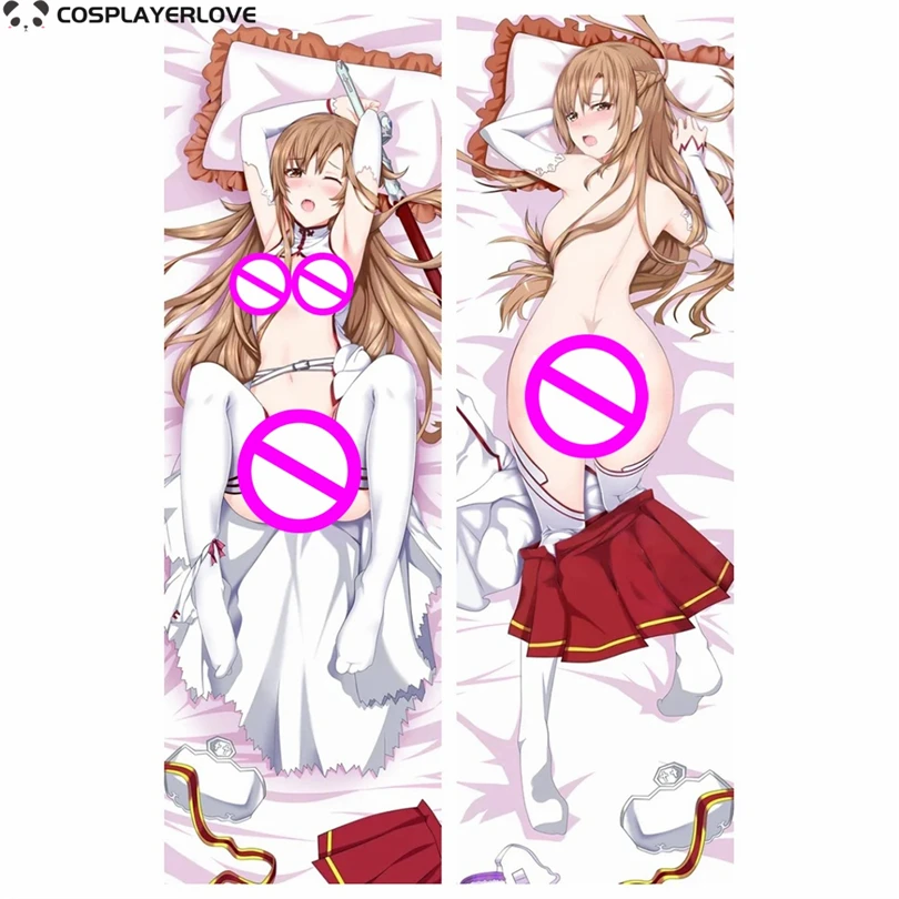 

Anime Pillow Cover Sword Art Online Yuuki Asuna Double-sided Hugging Pillowcase