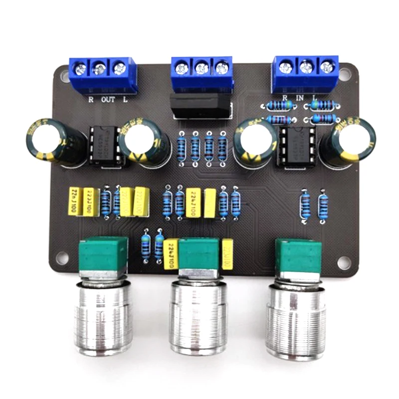 AA80 Dual NE5532 Tone Stereo Preamplifier Board Audio HiFi Amprifier Equalizer Preamp Treble Tone Control Pre Amplifier