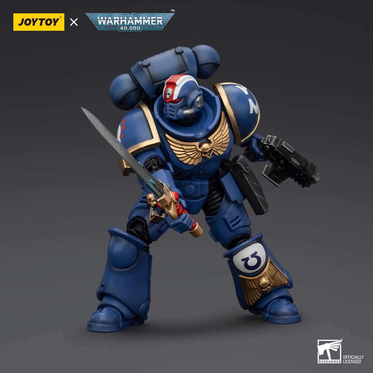 لعبة JOYTOY Dark Source Warhammer 40k Extreme Warrior Battle Group Hero JT2481 الأصلية المصبوبة نائب ضابط Erastas Toy Model 1:18