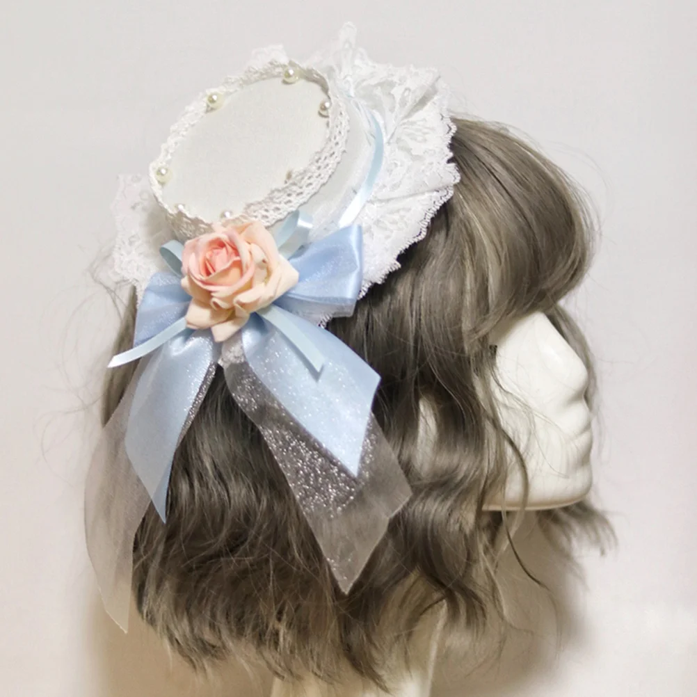 

4 Pcs Top Hat Jewelry DIY Formal Hats Wedding Party Headwear Baby Accessories Hair Small Crafting Net Making