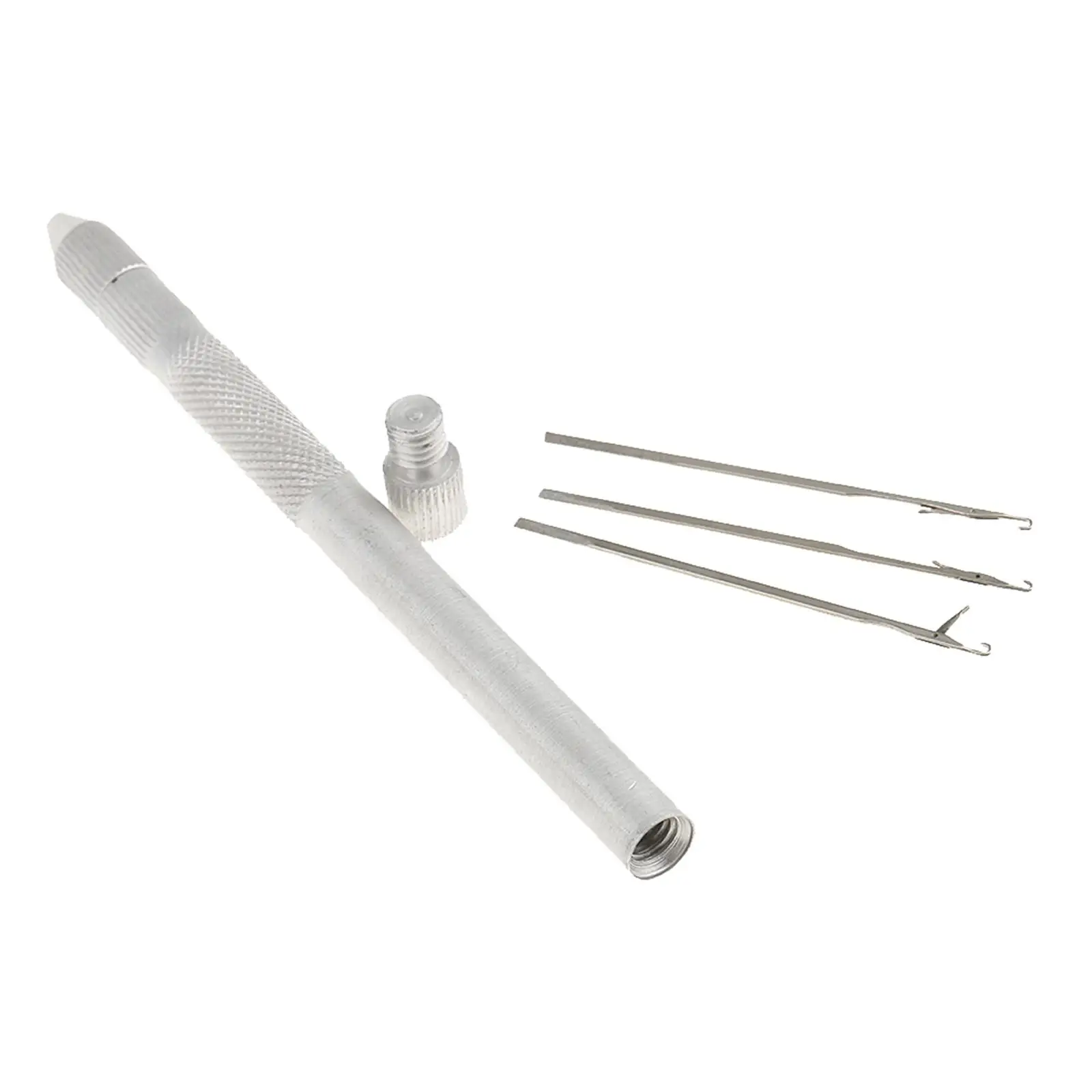 Professional Hair Extension Bead Needle Aluminum Pulling Ring Kit for DIY Salon Haircare