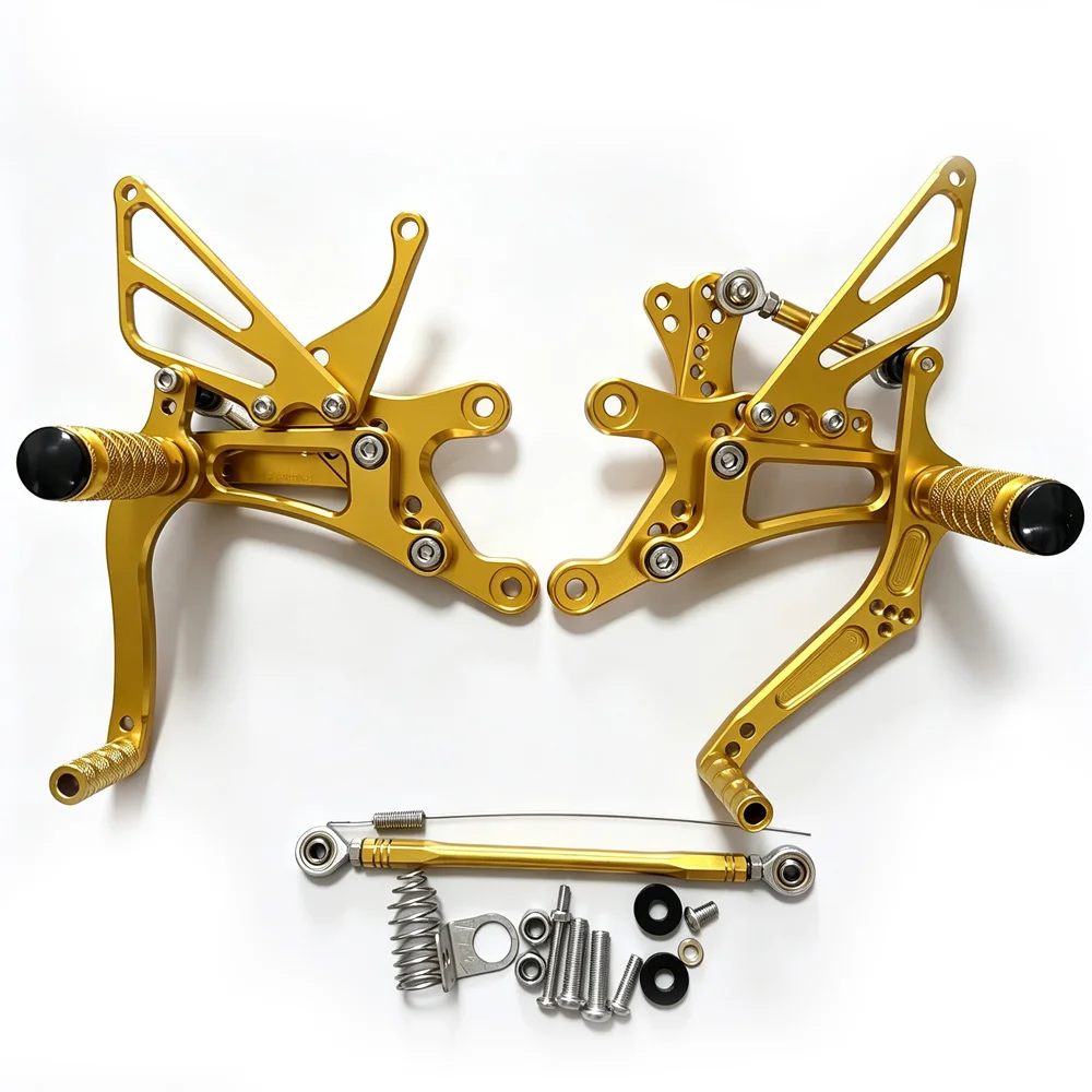 For Yamaha YZFR1 YZF R1 YZF-R1 2004 2005 2006 CNC Motorcycle Adjustable Rearset Footrests Foot Rest Foot Pegs Pedal