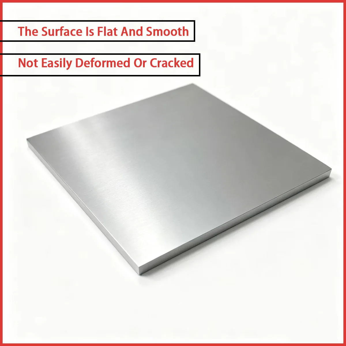 Aluminum alloy square plate with a thickness of 0.5-3mm is used for mechanical pads, decorative panels, equipment casings, etc