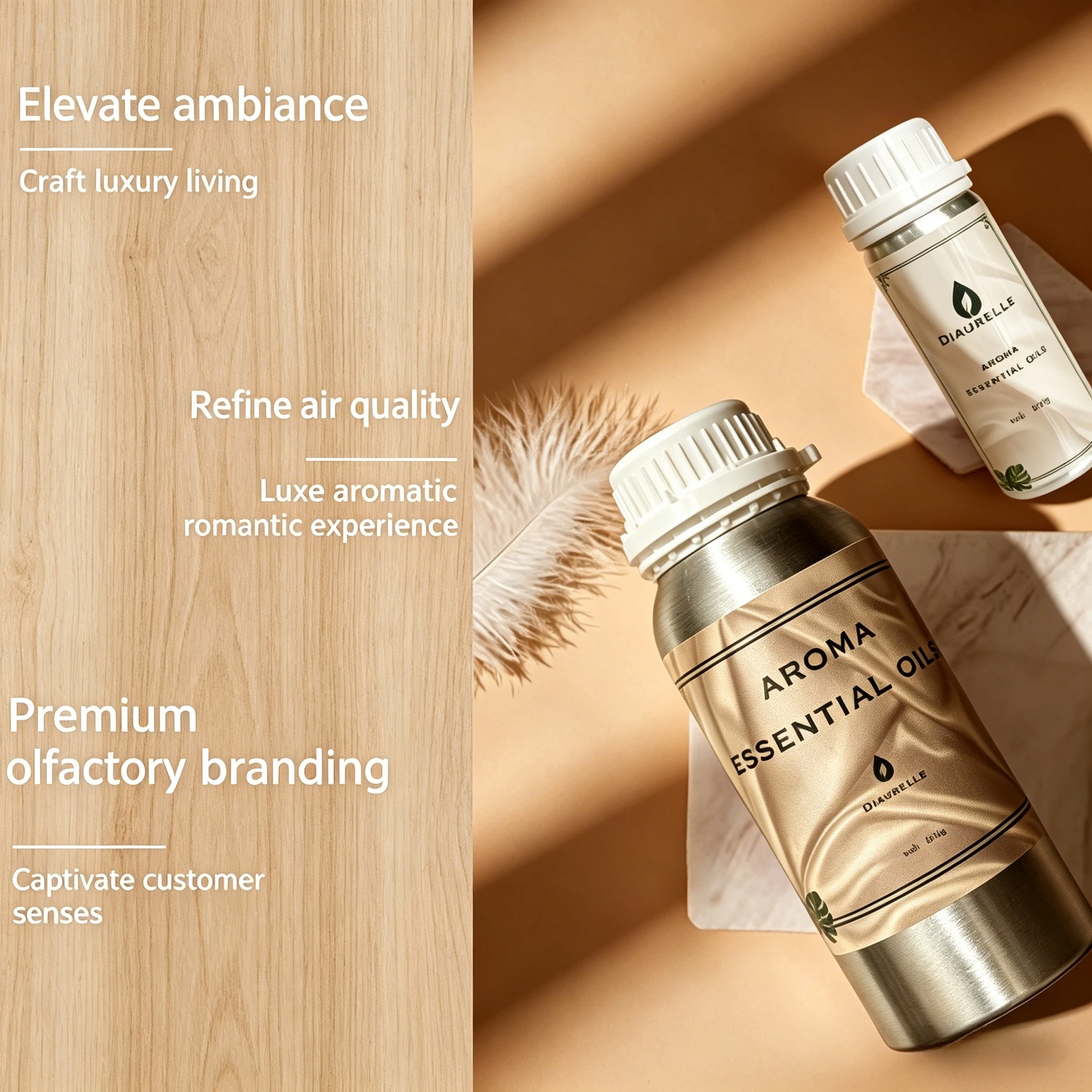 Diaurelle Hotels 500ML Long-Lasting Perfume Oil - Strong Refreshing Aroma Similar to Jadore Secret Essence