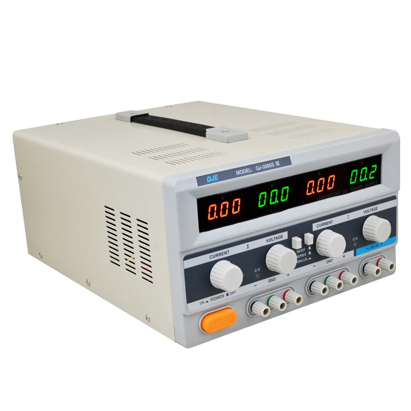 QJ3003SIII/QJ3005SIII Dual Circuit Linear DC Regulated Power Supply with Adjustable 30V 3A5A