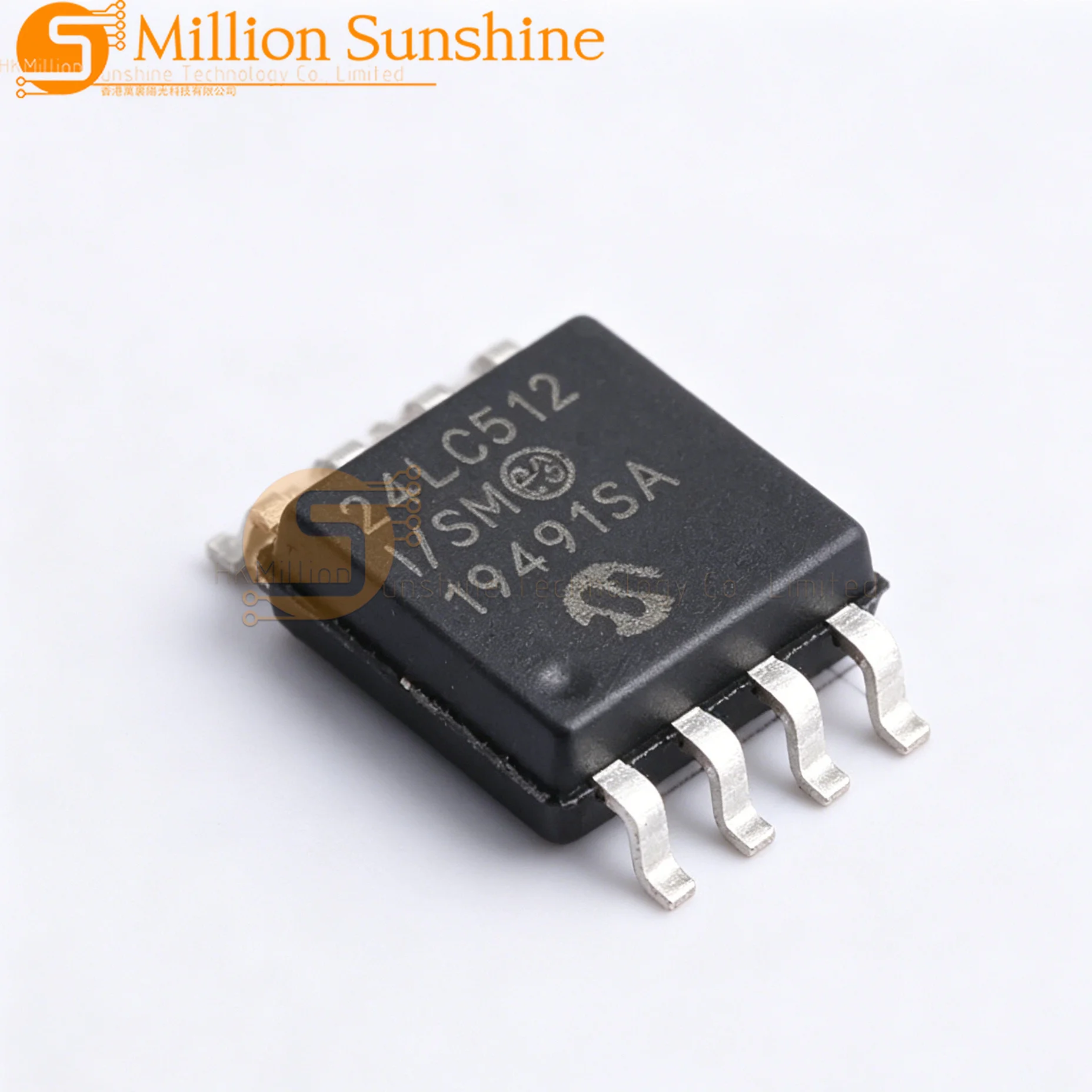 5pcs 24LC512-I/SM 24LC515T-I/SM /24LC512-E/SM 24LC512T-I/SM SOIC-8-208mil I2C 512Kbit 400kHz EEPROM Memory Chip New Original