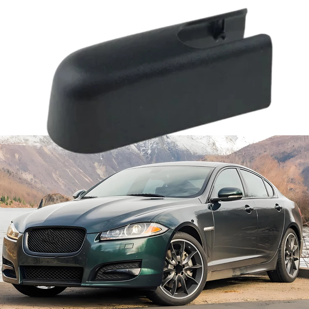 1Pcs Wiper Arm Cover Cap For Jaguar gaguar XF 2009-2015 7cm/2.75inch PBT Durable Material Black Car Accessories