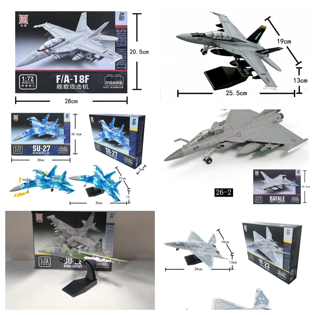 

New Military Series Building Blocks Creative Multi-Purpose Fighter SU-25 F18 J35 ABS Aircraft F14 Model Toys For Boy Xmas Gift