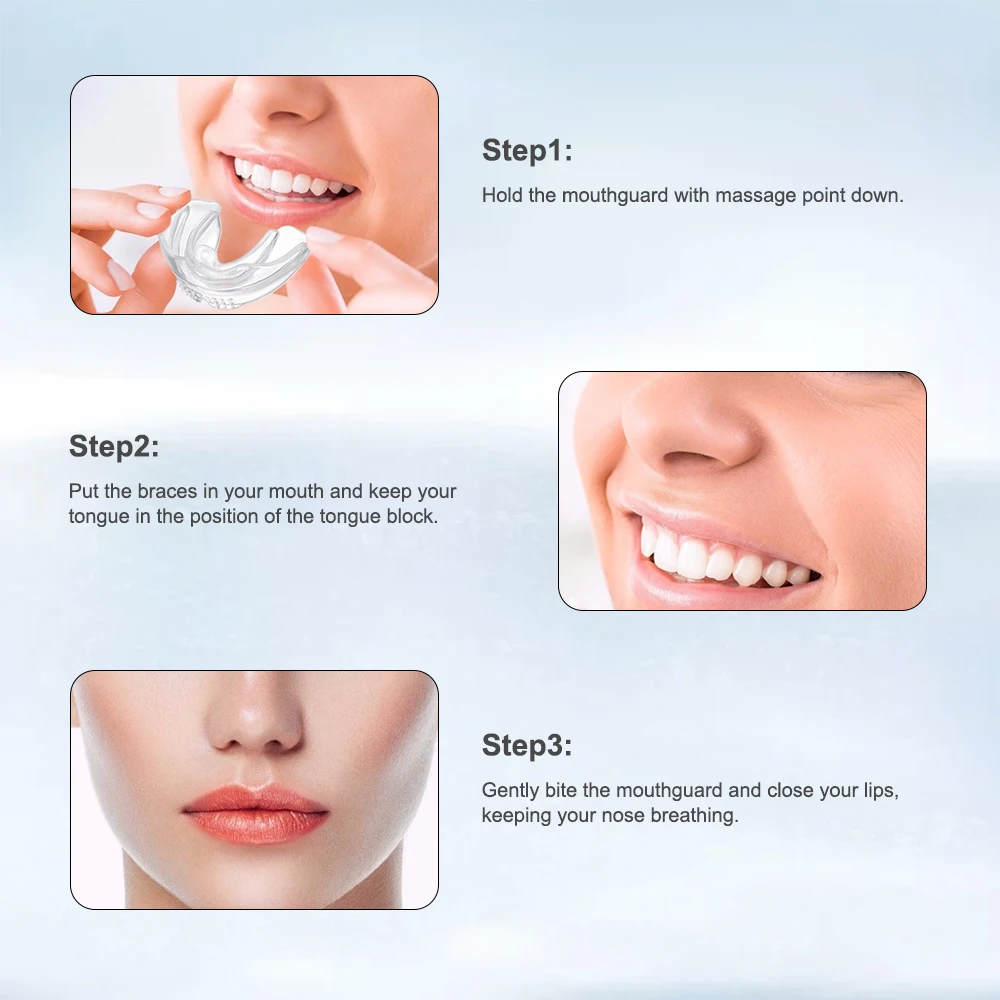 Dental Appliance Tooth Orthodontic Braces Trainer Dental Braces Teeth Trainer Alignment Braces Mouthpiece For Adults Orthodontic image 5