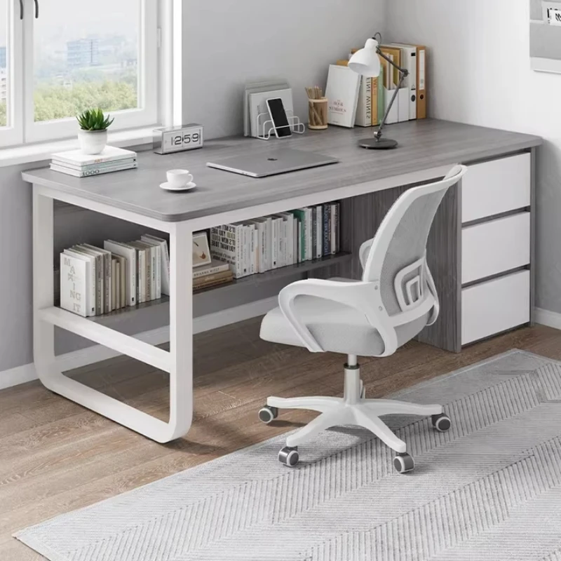 

Стол для студентов, домашний письменный стол, простой офисный стол с ящиком, компьютерный стол для спальни, офисная мебель