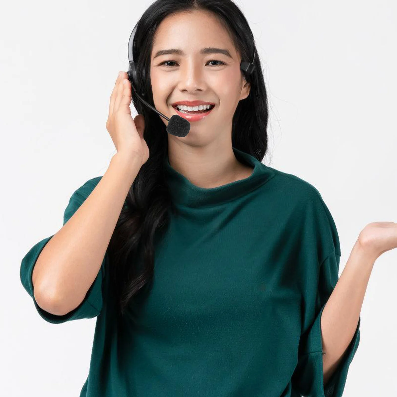 

20Pcs Microphone Covers Replacement Sponge Mic Windscreen Noise Reduction Stage Mic Accessory Microphone Covers