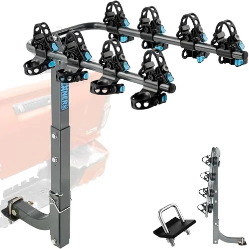 Factory Price Bike Rack Hitch Rear Mount Detachable Bike Carrier for Car SUV Truck Bicycle Trailer Luggage Storage