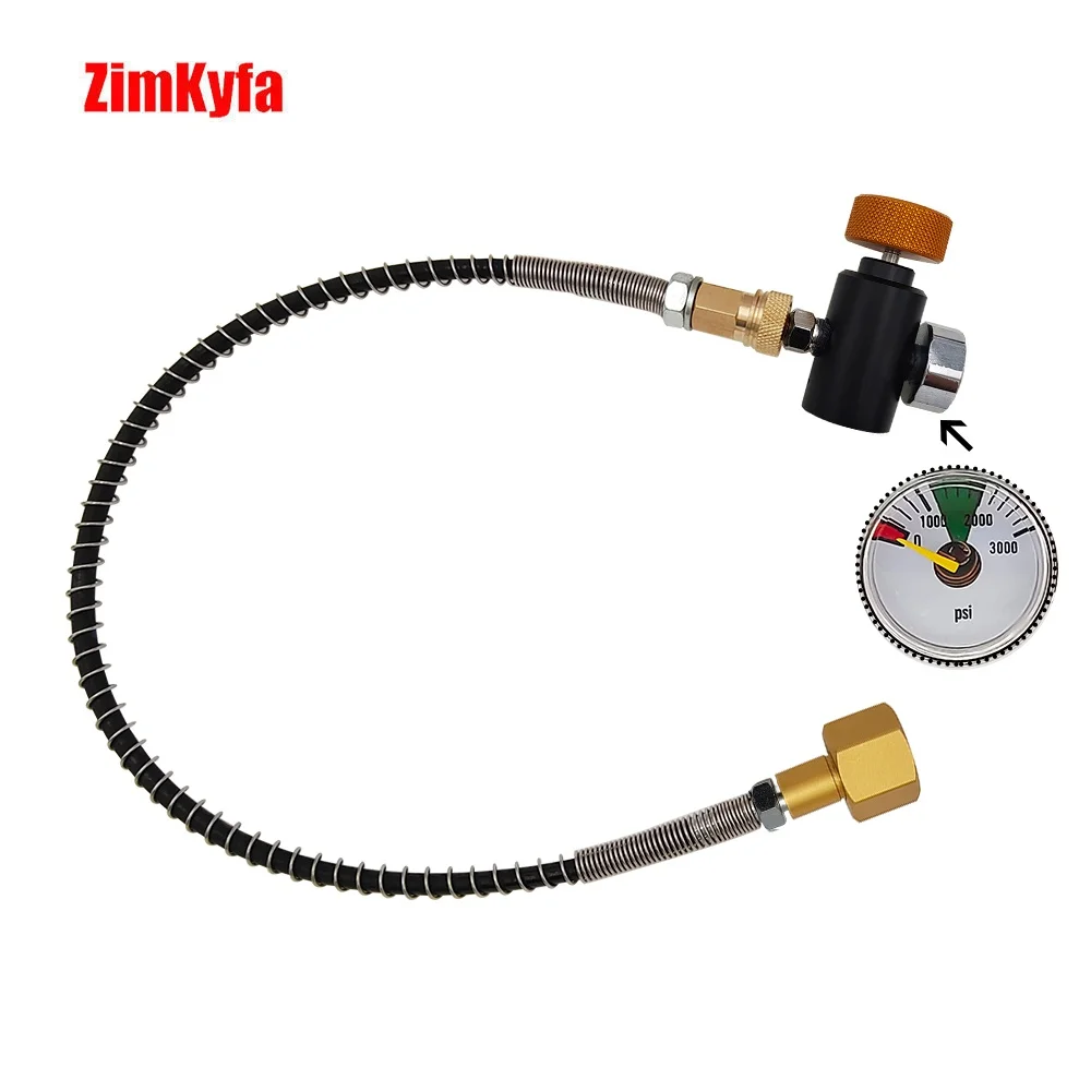 Soda Cylinder Bottle Hose Adapter Kit for Sodastream to Charging Refilling CO2 From W21.8-14 Large Carbon Dioxide Tank