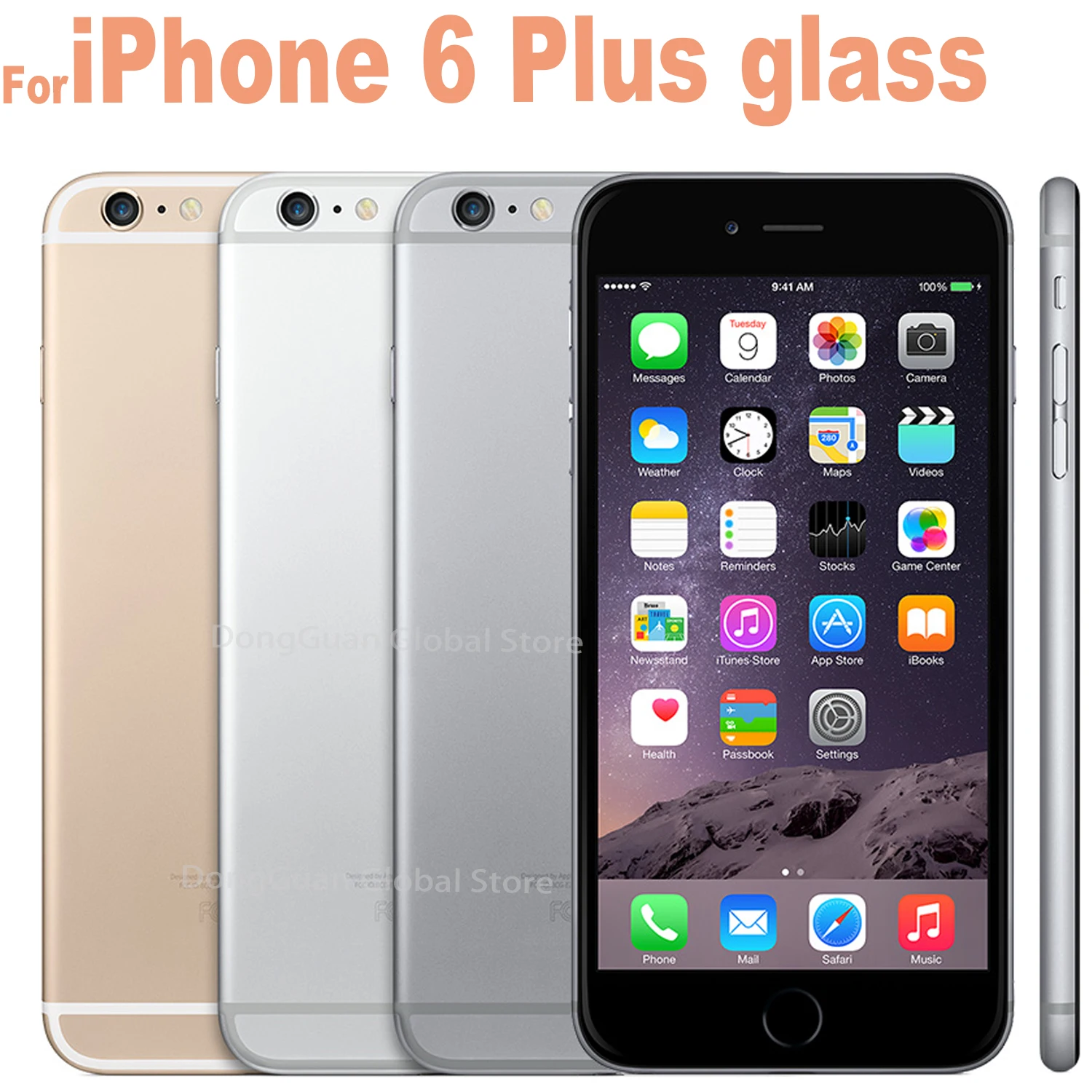 

2026 New For iPhone 6 Plus / 6S Plus Tempered Glass Screen Protector Glass