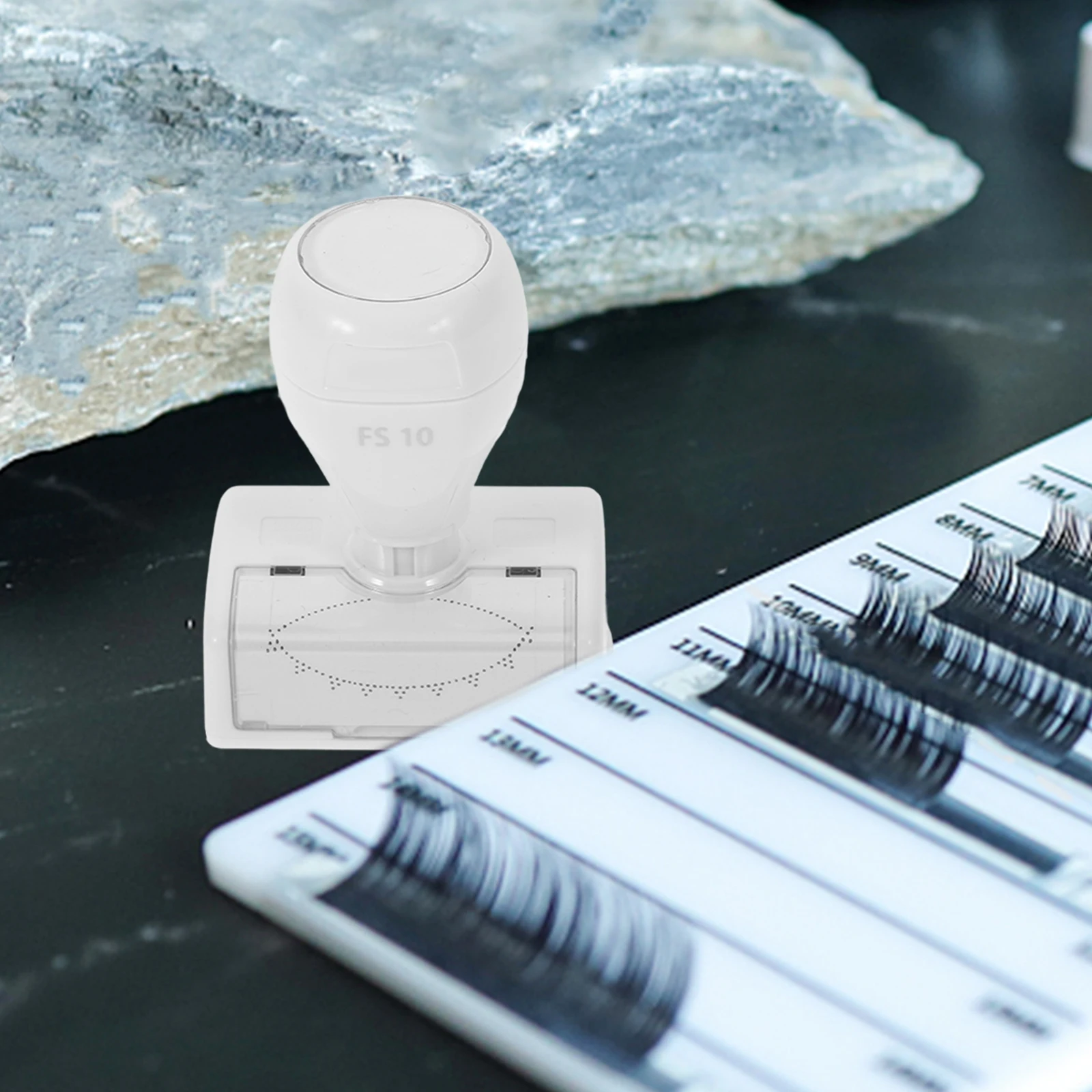 

Eyelash Stamp Stencil for Extension Reusable Stencils Plastic Kit Beginners Stamping Tool Makeup Diy