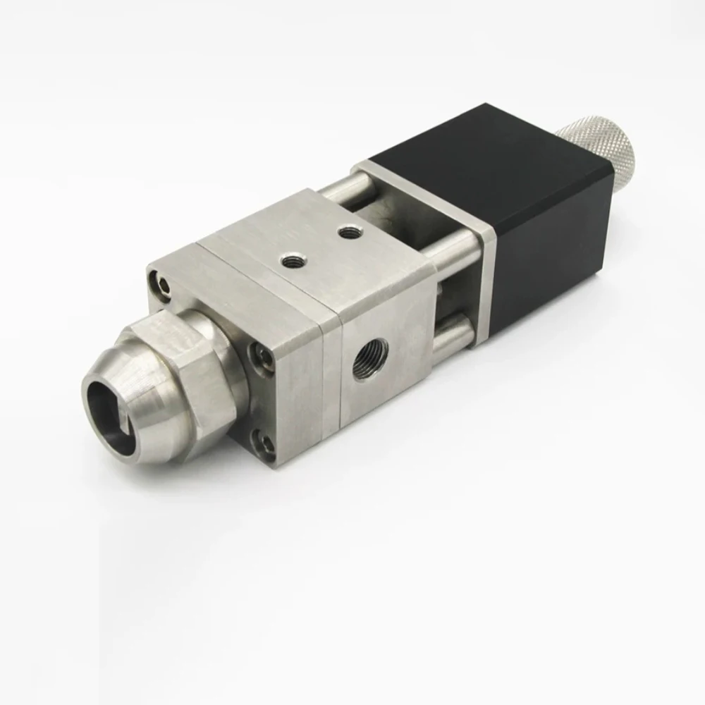 Double-Cylinder Suck-Back Precision Fine-Tuning Glue Nozzle Outlet QLH-37 Isolated Two-Component Dispensing Valve