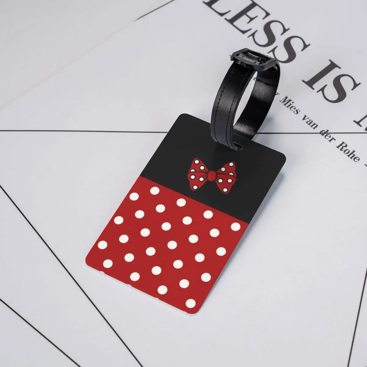 Custom Mickey Mouse Luggage Tag Travel Bag Suitcase Privacy Cover ID Label
