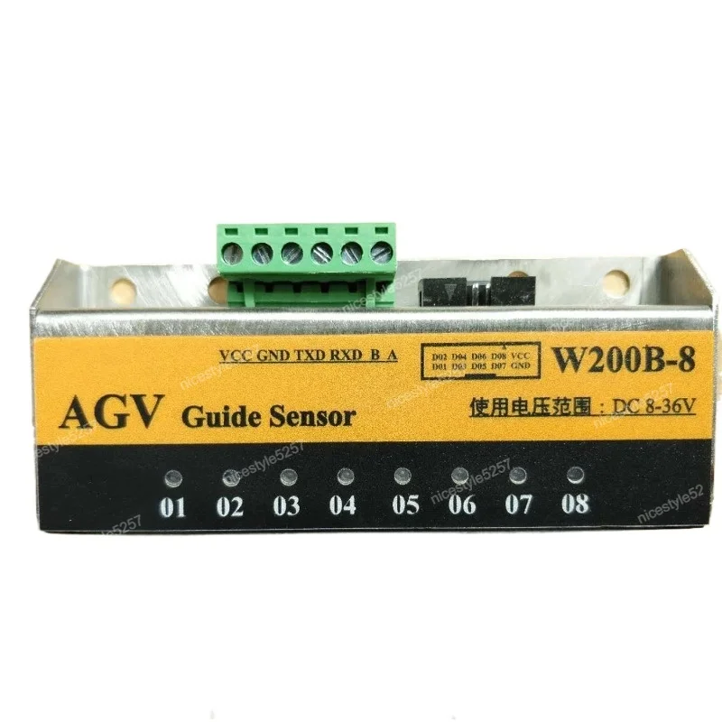 

AGV magnetic navigation sensor navigation magnetic strip RS232, RS485 support modbus RTU, IO output