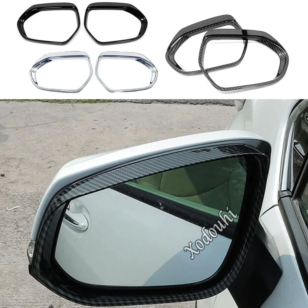 

Side Rear View Mirror Eyebrow Covers For Toyota Camry XV70 2017 2018 2019 2020 2021 2022 Car Accessories Rain Visor Guard Trim