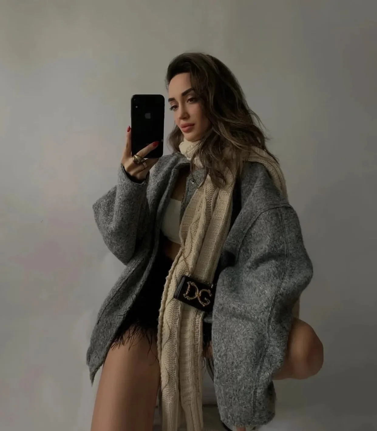 سترة بيسبول نسائية فضفاضة باللون الرمادي الدافئ للربيع والخريف سترة منفوخة كاجوال للسيدات سترة دافئة سميكة عتيقة #2