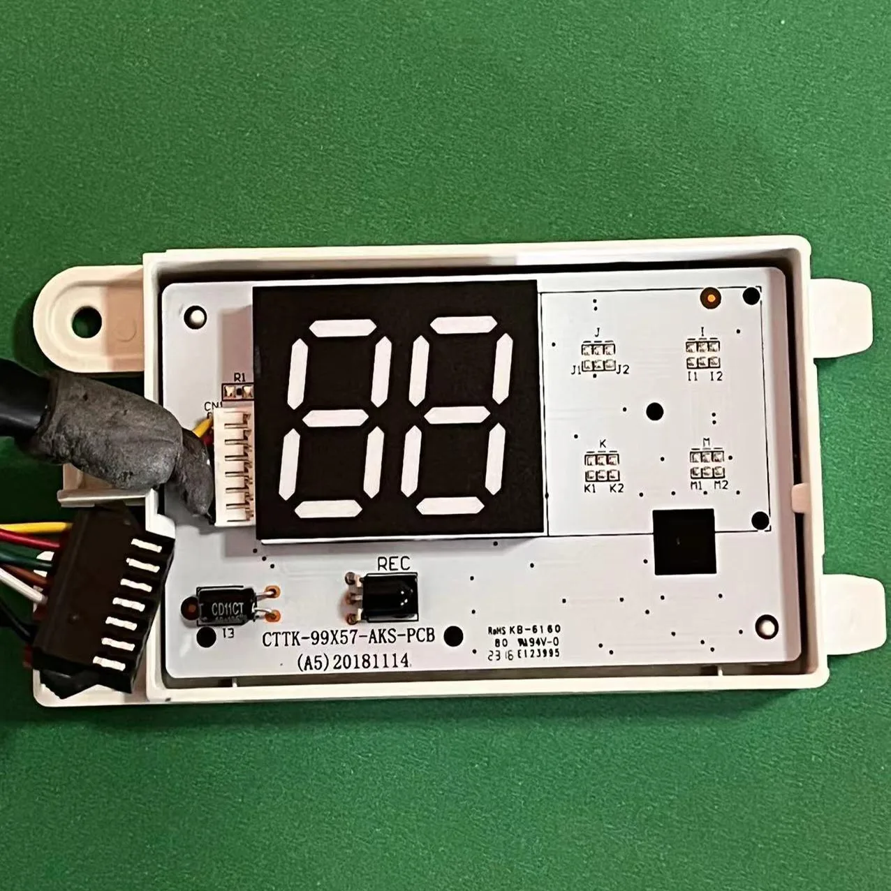 100% New For AUX Air Conditioner Display CTTK-99X57-AKS PCB Panel Receiver Panel Temperature Display