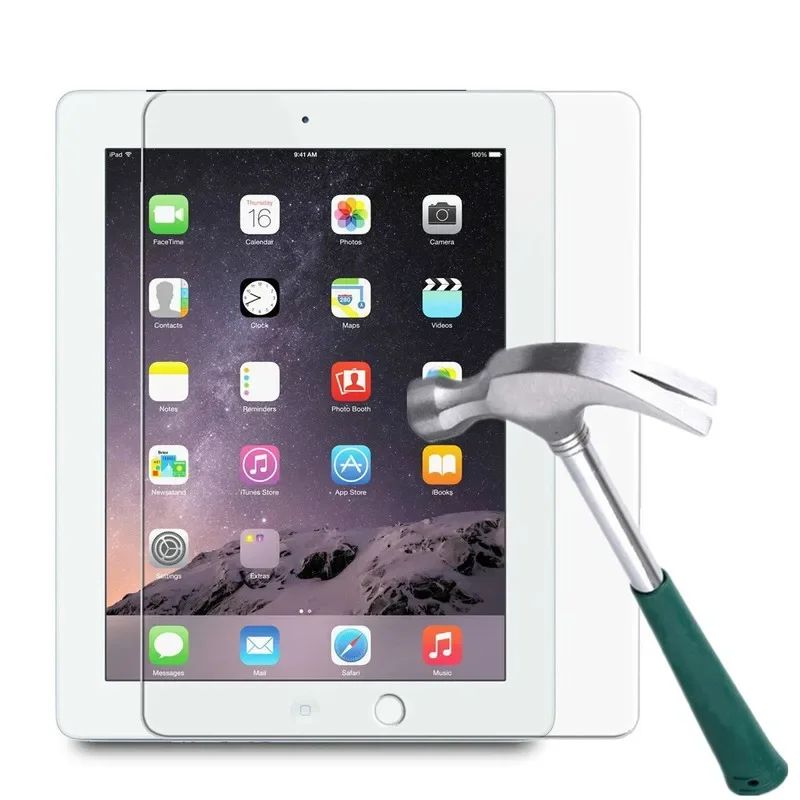 For iPad 2 3 4 Tempered Glass Screen Protector for iPad 2 iPad3 iPAD4 Screen Protective Film Glass for iPad 4 A1430 A1458 1416