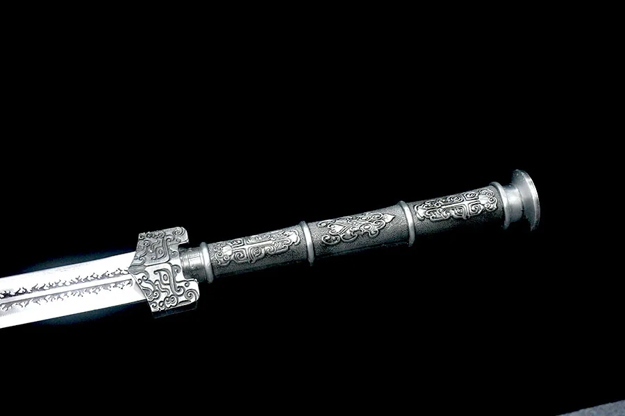 96 سنتيمتر السيف المشتعل القرون الوسطى كاتانا معركة إعداد كامل تانغ الفولاذ المقاوم للصدأ حافة قطع النينجا الحقيقية الصلب الكونغ فو القتالية Ar #3