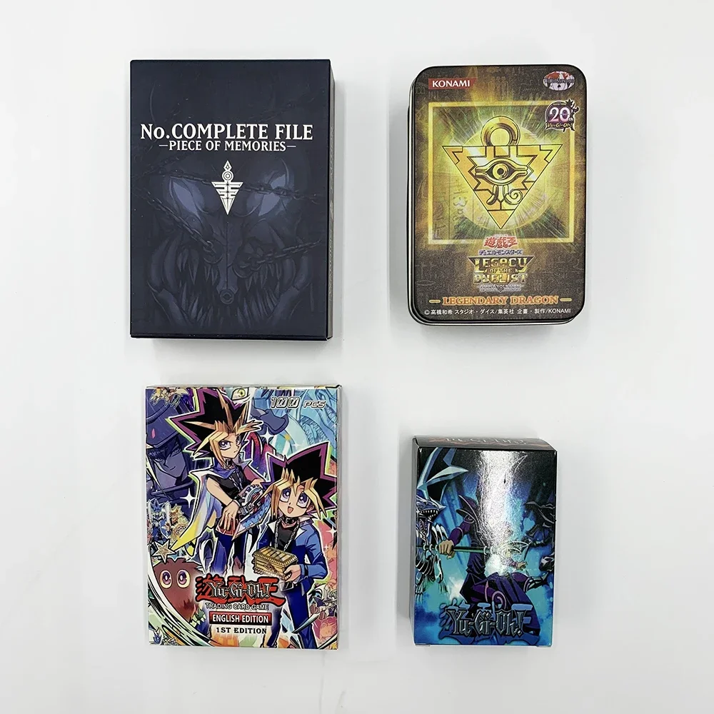 66Pcs -148pcs Yu-Gi-Oh! Duel Monsters cards 5DS Blue-Eyes White Dragon Black Magician Yugi Muto Letter Duel Link Game Battle