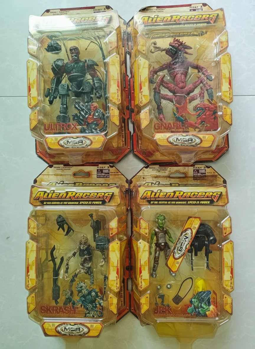 

Фигурка Alien Racers Skrash Series One MGA 2004, игрушки. Редкий винтаж. Легкие царапины сзади.