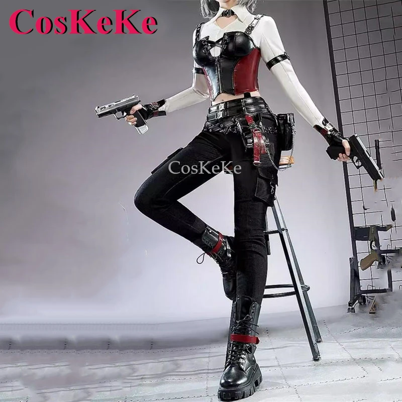 CosKeKe Leading Lady Cosplay Game Love And Deepspace Costume Miss Hunter Skin Combat Uniforms Activity Party Role Play Clothing