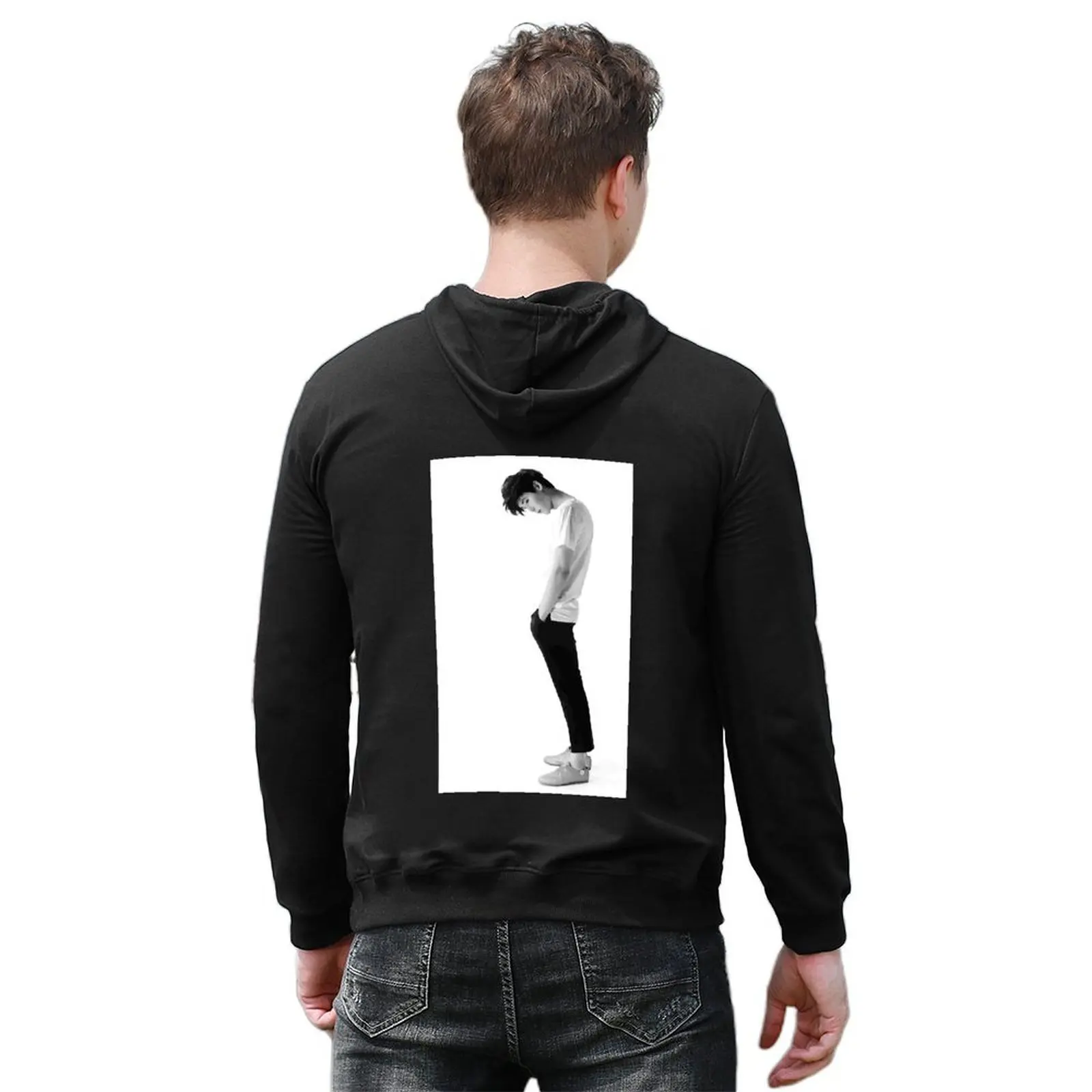 طويل القامة لي جونغ سوك هوديي ملابس رجالية الملابس الجمالية الرجال قميص العرق مجموعة الرجال ارتداء هوديي اليابانية #6