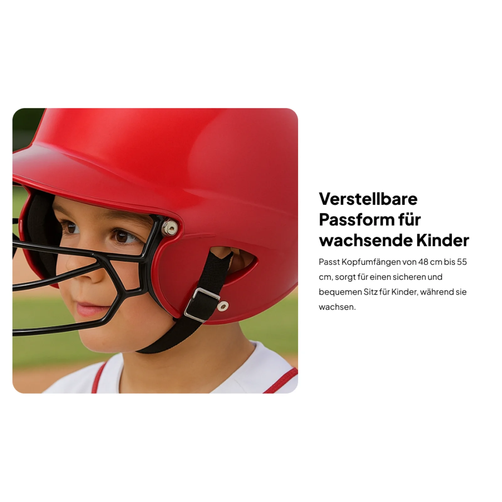 Ventilation Holes Baseball Batting Helmet with Facemask Protective Gear for Junior Sports Outdoor Training