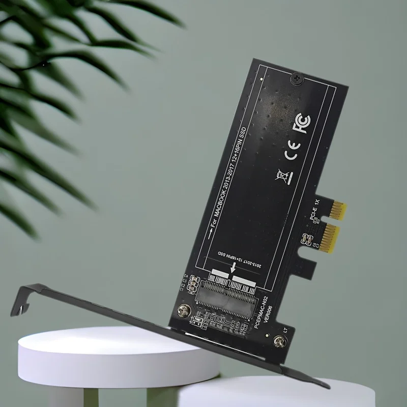 

Адаптер расширения PCIE X1–M2 SSD для MacBOOK AIR A1466 A1465 ME864 ME865 ME866 MD711 MD712 SSD 2013 2014 2015 2017