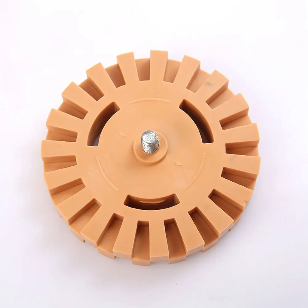 Car Decal Sticker Remover Wheel Rubber Eraser Disc For Vehicle Paint Safe Adhesive Glue Cleaning Tool Drill Attachment